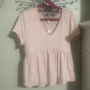 Belks light pink casual top